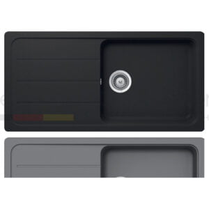 Schock built-in sink formhaus d-100 l made of cristalite - Chromium