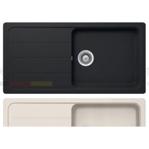 Schock built-in sink formhaus d-100 l made of cristalite - Sand