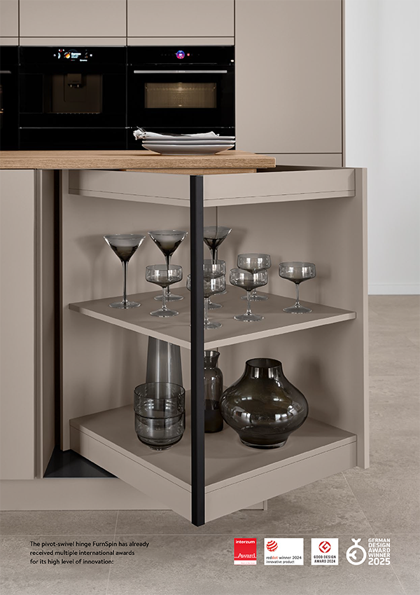 Furnspin corner cabinetry Nobilia 2026